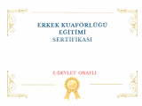 Erkek Kuaförlüğü (eğitim + 40 saatlik sertifika) E-DEVLET ONAYLI