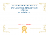 Etkileyen Pazarlama – Influencer Marketing (eğitim + 42 saatlik sertifika) E-DEVLET ONAYLI