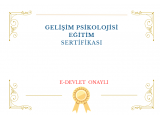 Gelişim Psikolojisi (eğitim + 27 saatlik sertifika) E-DEVLET ONAYLI