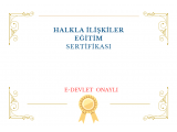 Halkla İlişkiler (eğitim + 64 saatlik sertifika) E-DEVLET ONAYLI